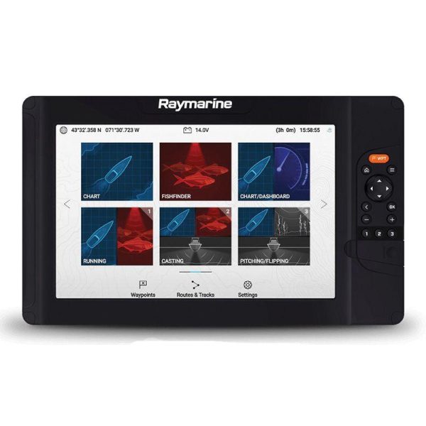 Raymarine Element 12 HV - 12" Chart Plotter with CHIRP Sonar, HyperVision, Wi-Fi & GPS, No Chart & No Transducer | E70536