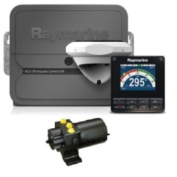 RAYMARINE NEW EV-150 Hydraulic 3.5 in 16-Bit TFT LCD IPX6 Autopilot with P70Rs Control Head, EV1 Sensor Core, ACU-150 and Type 1 Hydraulic Pump|T70330