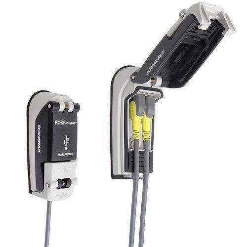 SCANSTRUT Flip Pro Fast Charge Dual USB Socket with front fit bezel | SC-USB-F2