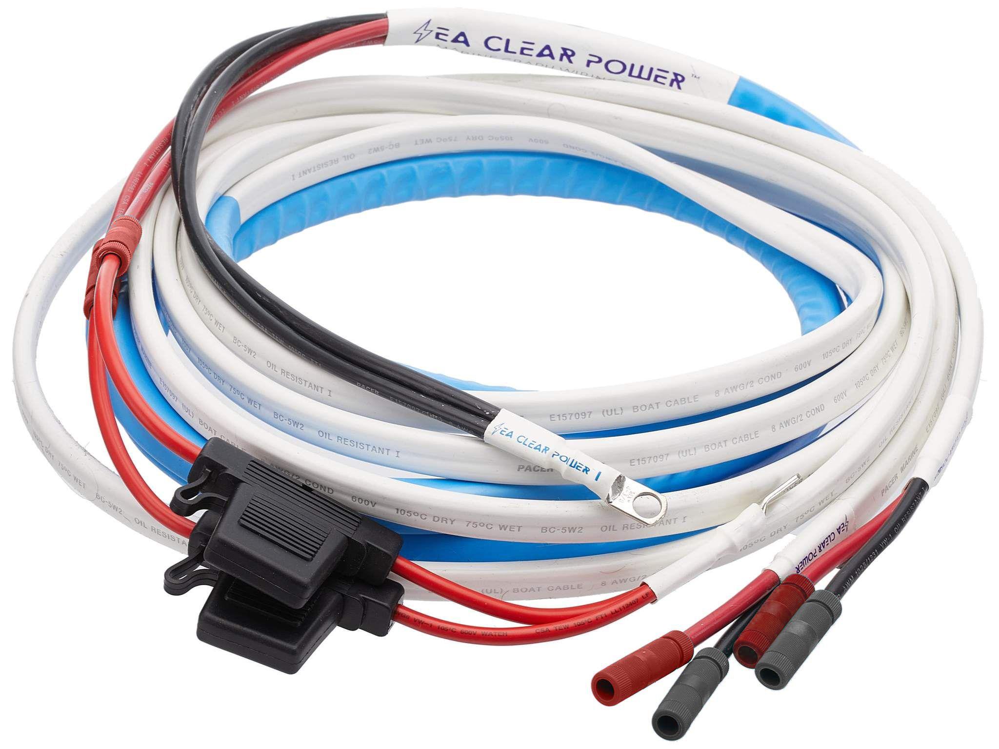 SEA CLEAR Power Wiring Harness With Switch & Jumper | 000-0124-001