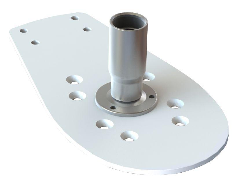 SEAVIEW Starlink modular top plate with Starlink S.S. 1-14 threaded adapter & S.S. Fixed Base | ADASTLK