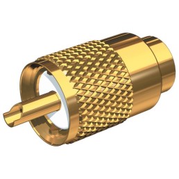 SHAKESPEARE Gold-plated PL-259 connector for RG-58 cable | PL-259-58-G