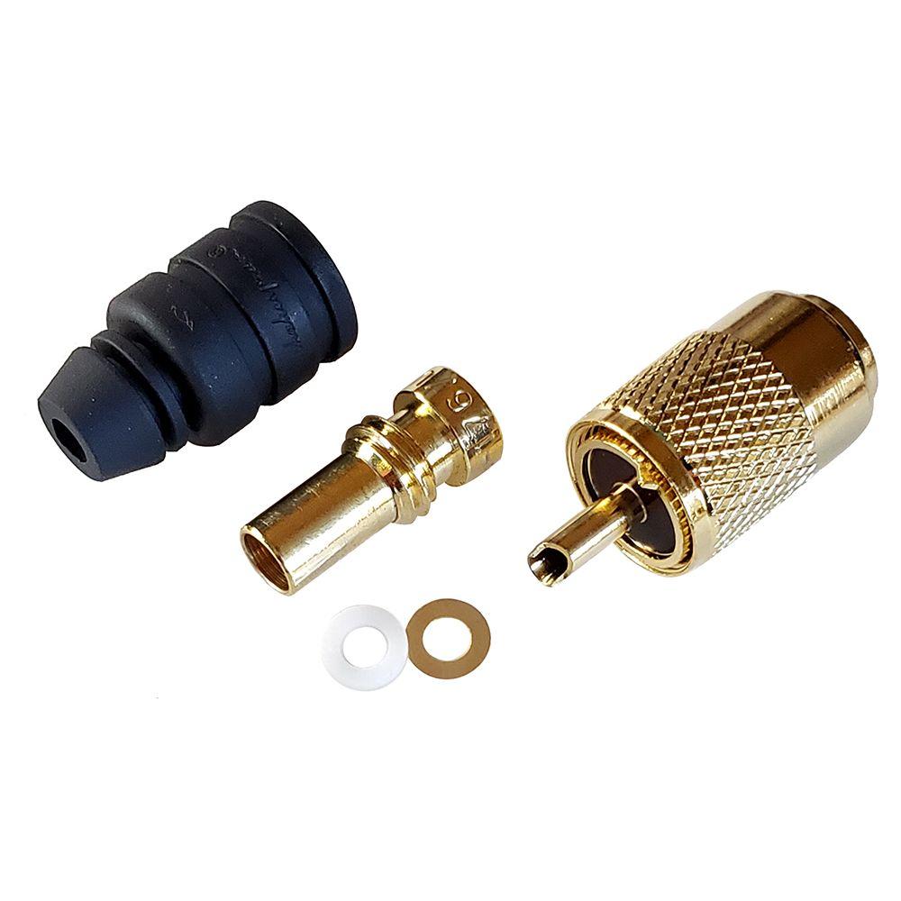 SHAKESPEARE Gold-plated PL-259 connector for RG-8X cable  | PL-259-8X-G