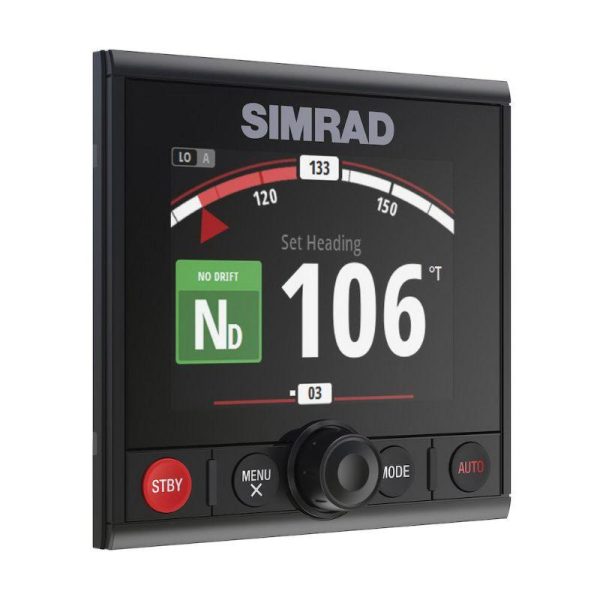 SIMRAD AP44 Autopilot Controller with N2K-T-RD Network T-Connector, N2KEXT-2RD 2 ft Network Extension Cable|000-13289-001