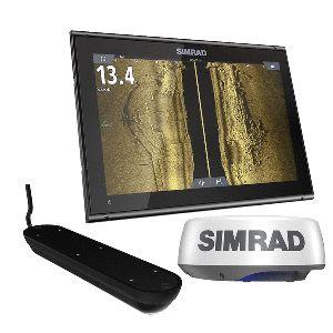 SIMRAD GO9 XSE C-MAP W/3IN1 Transducer And HALO20+ BUNDLE With Cmap Discover| 000-15617-002
