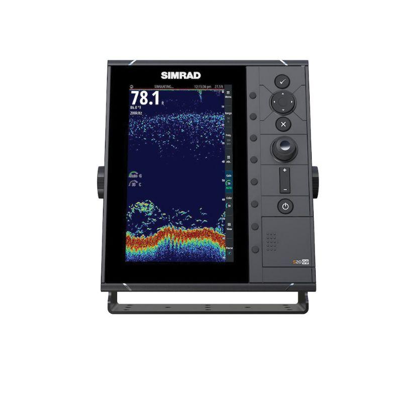 SIMRAD 1 kW 28 to 38/40 to 60/85 to 145/130 to 210 kHz 9 in LCD Dedicated Fish Finder with Integrated Broadband Sounder | 000-12185-001