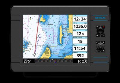 SITEX 12″ Touch Screen GPS/Chart plotter with Wi-Fi, w/Int GPS antenna. Includes Navionics+ Card | NavPro 1200 w/Wi-Fi