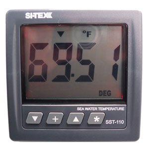 SITEX SST-110 Sea Water Indicator with bronze thru-hull mount temperature probe | SST-110TS