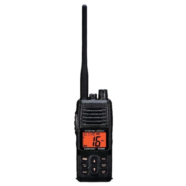 STANDARD HORIZON 5W Commercial Grade Submersible IPX-7 Handheld VHF radio with LMR Channels | HX380