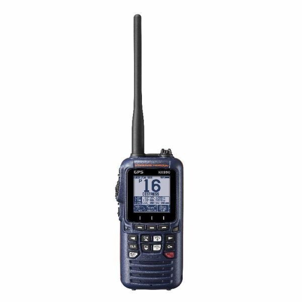 STANDARD HORIZON 6W Handheld VHF Class H DSC with integrated GPS, FM radio receiver, built in scrambler | HX890NB
