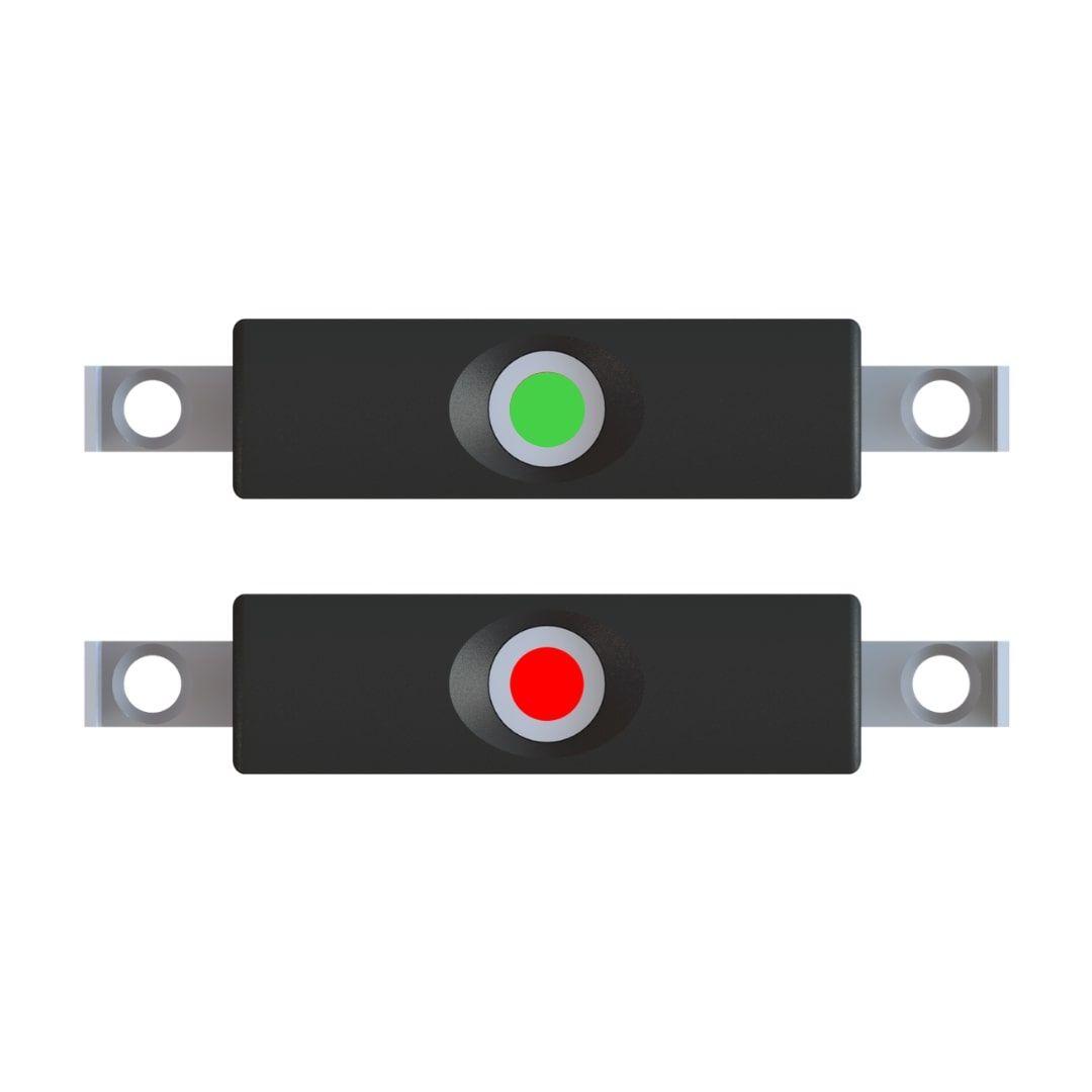 TACO SuproFlex Rub Rail Mounted LED Navigation Light Set, 2-9/16″