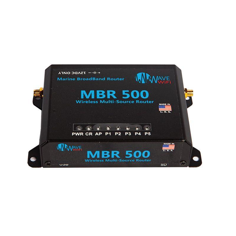 WAVE WIFI MBR 500 Wireless 2.4Ghz Marine Broadband Router 4 Source / 5 Port 10/100 mb Failover Router | MBR500