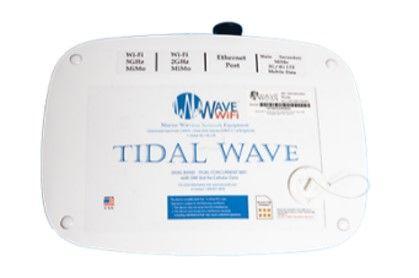 WAVE WIFI Tidal Wave MU-MIMO Receiving System-2.4Ghz + 5Ghz AC with Cat6 Global LTE-A Sim Slot  | TIDAL WAVE