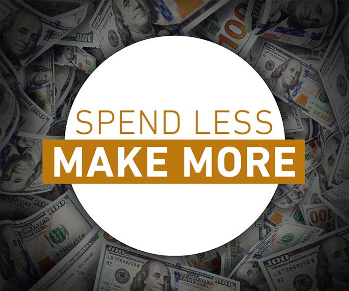 spend less make more