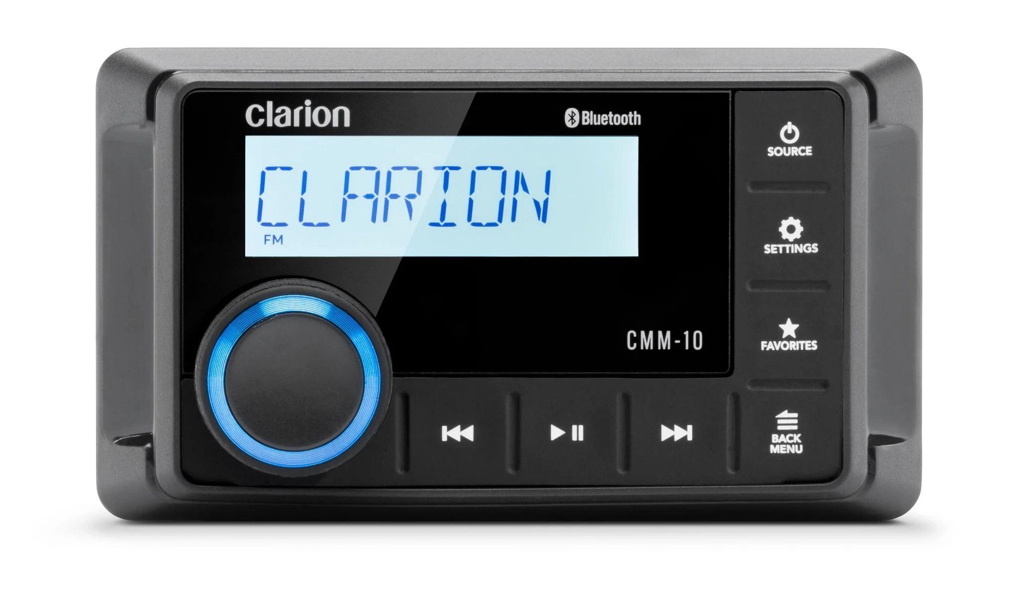 CLARION CMM-10 Marine Source Unit with 2.09-inch LCD Display (IP66 rated) | 92716