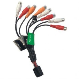 FUSION Zone 3 and 4/E Port-RCA Wire Harness for MS-RA670, MS-RA770 Marine Stereos|010-12812-02