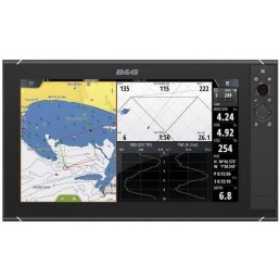 B&G Zeus-16 16 in Touchscreen C-MAP US MAX-N Multi-Function Display Chartplotter, White|000-13244-001