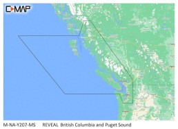 C-MAP REVEAL BRITISH COLUMBIA AND PUGET SOUND | M-NA-Y207-MS