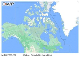 C-MAP REVEAL CANADA NORTH AND EAST | M-NA-Y209-MS