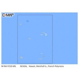 C-MAP REVEAL HAWAII,MARSHALL IS.,FRENCH POLYNESIA | M-NA-Y210-MS