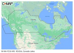 C-MAP REVEAL CANADA LAKES | M-NA-Y216-MS