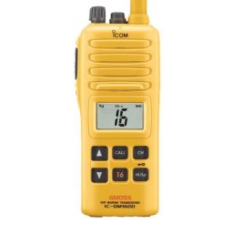 ICOM GMDSS VHF handheld for survival crafts; includes li-ion battery/charger plus the BP-234 battery. Surface shipping only. | GM1600DU 71 USA