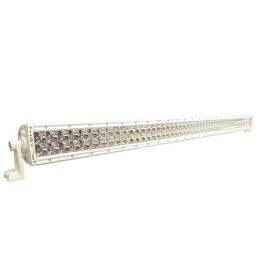 PLASHLIGHTS 50” XX-Series LED Light Bar - 5W - Curved - White Housing | XX-50-5W-WHT-R