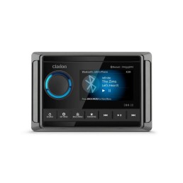 CLARION NMEA 2000 Marine Source Unit (IP66 rated) with 3-inch (76 mm) Full-Color LCD Display.Features: Global AM/FM Tuner, NOAA Weather Radio, SiriusXM-Ready, Bluetooth 5.0, USB 2.0 (2.1A charging), A