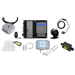 GOST NT-Evolution IDP Security & Monitoring Package includes: GOST Nav-Tracker-IDP Antenna with integrated GPS Receiver and two-way Inmarsat Modem, GOST Universal Control Unit built in an IP Rated Enc