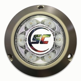 SHADOW-CASTER SC3 24 W LED. 3.4” An Alm House. In single, 2 & full-color, 3k Lums Color Changing | SC3-CC-ALSM