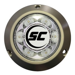 SHADOW-CASTER SC3 24 W LED. 3.4” An Alm House. In single, 2 & full-color, 3k Lums Great WHT | SC3-GW-ALSM