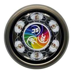 SHADOW-CASTER SC3 24 W LED. 3.4” Anodized Thru-Bolt. In single, 2 & full-color, 3k Lums R,G,B | SC3-RGB-ALTB