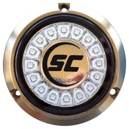 SHADOW-CASTER SCR 16 S color , BZ, Boros scratch-resist lens & a 10' submrsble cbl Cool R | SCR-16-CR-BZ-10