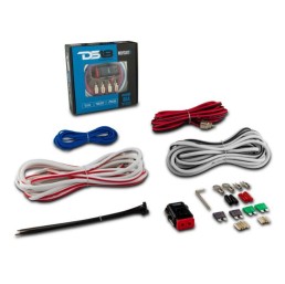 DS18 Marine Tinned OFC Amplifier Installation Kit 8-GA | MOFCKIT8