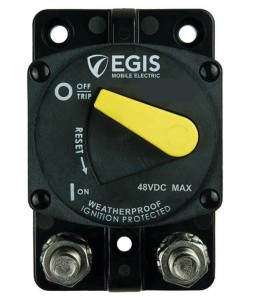 EGIS MOBILE ELECTRIC Circuit Breaker, 87 Series, 25 A, Surface Mount, Retail Pack | 4704-025