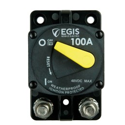 EGIS MOBILE ELECTRIC Circuit Breaker, 87 Series, 100 A, Surface Mount, Retail Pack | 4704-100