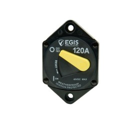 EGIS MOBILE ELECTRIC Circuit Breaker, 87 Series, 120 A, Panel Mount, Retail Pack | 4707-120