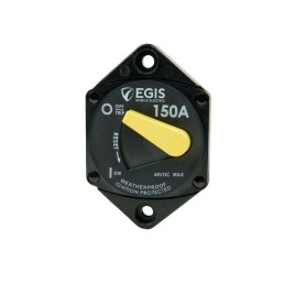 EGIS MOBILE ELECTRIC Circuit Breaker, 87 Series, 150 A, Panel Mount, Retail Pack | 4707-150