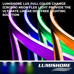 LUMISHORE LUX Superbright Neon Flex Light SNL180 (IP67), CRGBW, 180 LEDs/ 39.4