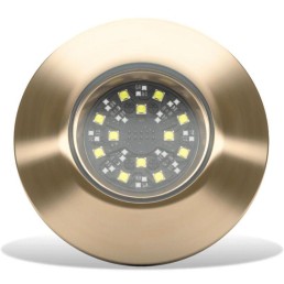 LUMISHORE LUX Anti-Glare Downlight DL65 AG (IP65) CRGBW 5 watt, polished stainless bezel | 60-0435