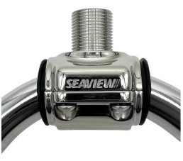 SEAVIEW S.S. rail clamp with 1-14 threads to fit 1, 1.125 and 1.25 diameter rail | SVRCL1