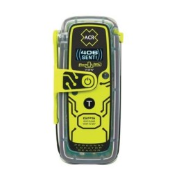 ACR RESQLINK VIEW PLB-425 Class 2 Manual Buoyant Personal Locator Beacon with Digital Display, 16.4 ft at 1 hr, 33 ft at 10 min, ACR-Treuse (High Visibility Yellow) | 2922