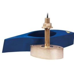 AIRMAR 1 kW 42 to 65 kHz Low85 to 135 kHz Medium Bronze Chirp-Ready Through-Hull Depth and Temperature Transducer | B265C-LM