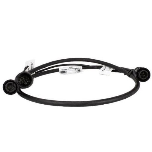 AIRMAR MMC-9N2 M&M Cable, 12-Pin Chirp Series, with Navico 9-Pin Y-Cable - 1m | MMC-9N2