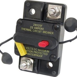 BLUE SEA CircuitBreaker,Bus285SfcMt25A | 7180-BSS