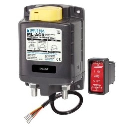 BLUE SEA SolenoidML500A12VACRw/manCtrl | 7622-BSS