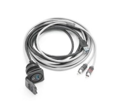 CLARION USB Port & 3.5mm Mini Audio Jack for Panel-Mounting - USB 2.0 & 3.0 | 92794
