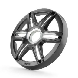 CLARION 10-inch Premium Subwoofer Grille¨Sport Style, Gray Metallic, with metallic silver accents | 92625
