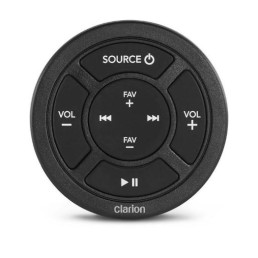 CLARION Round, Marine Wired Remote (IP67 rated) with Backlit Controls (no display) - Compatible with CMM-20, CMM-30 & CMM-30BB | 92807