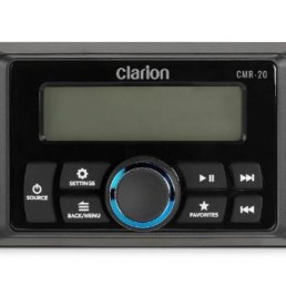 CLARION Marine Wired Remote (IP67 rated) with 2.44-inch (62 mm) Monochrome LCD Display - Compatible with CMM-20, CMM-30 & CMM-30BB | 92808